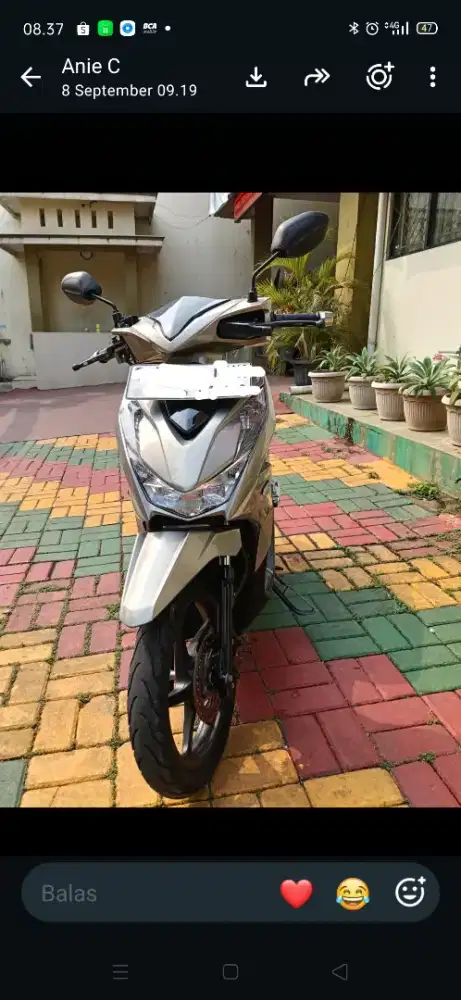 Dijual Honda beat ISS 2020 pajak hidup