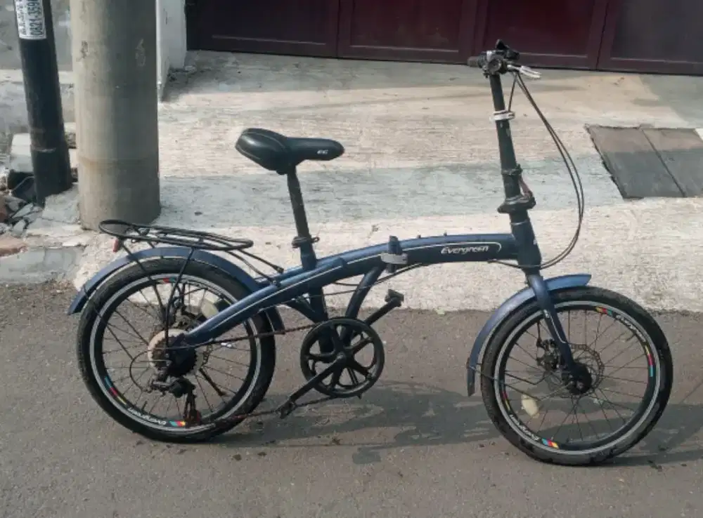 Di jual sepeda lipat evergreen
