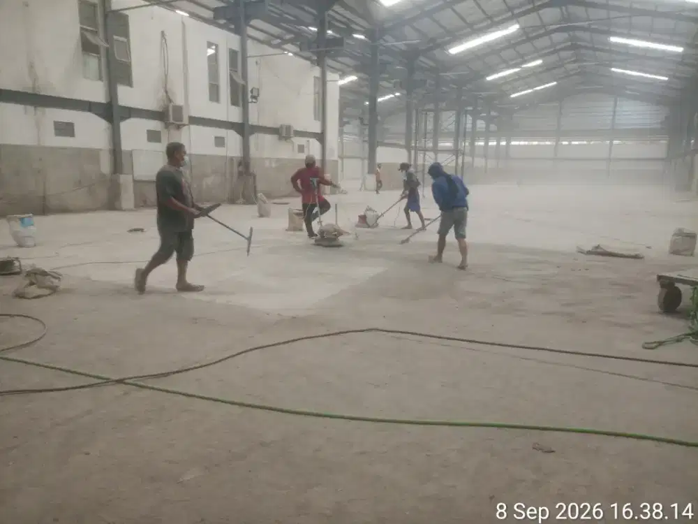 Jasa poles beton dan epoxy