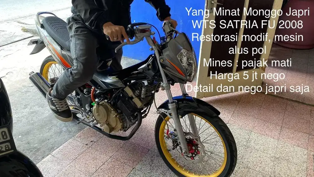 Jual motor bekas satria FU