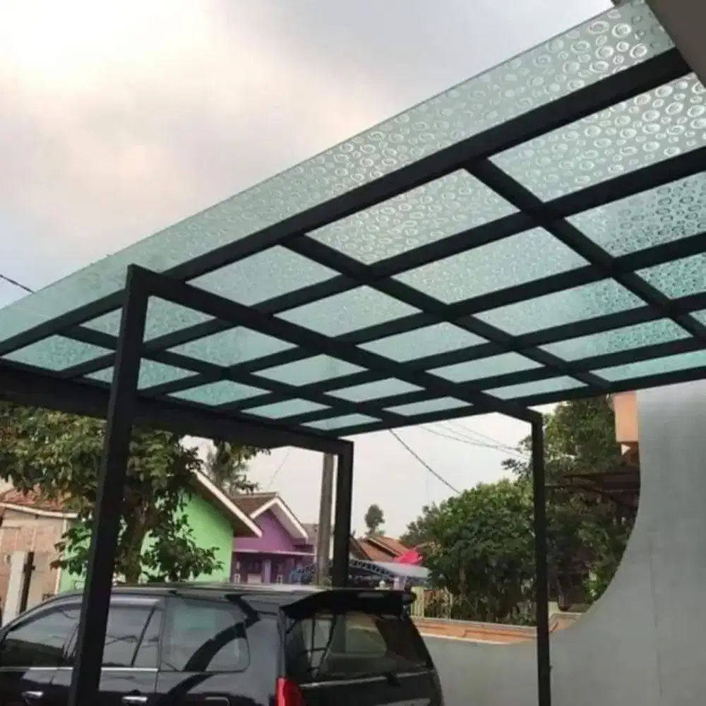 Pasang Canopy Kaca Minimalis, Rapi dan Bergarans