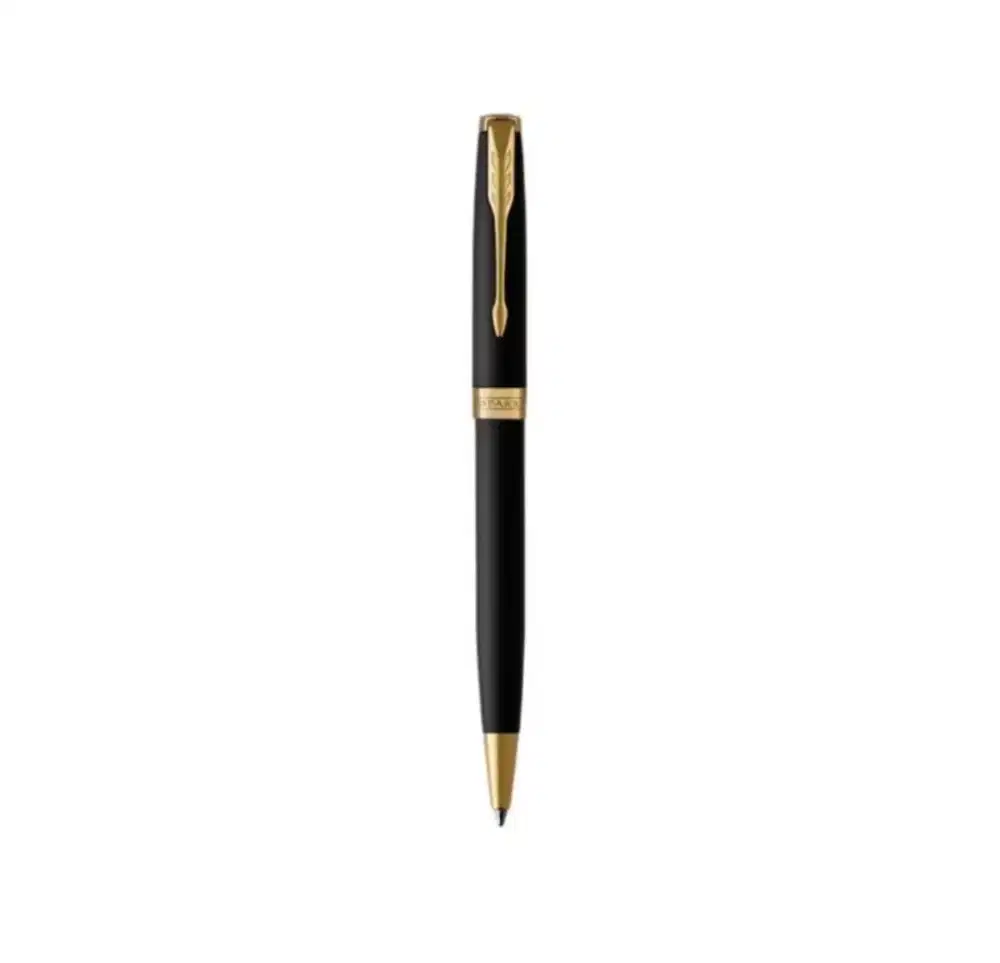 PARKER Sonnet 07 Slim M Black Gold GT BP Ballpoint Pen