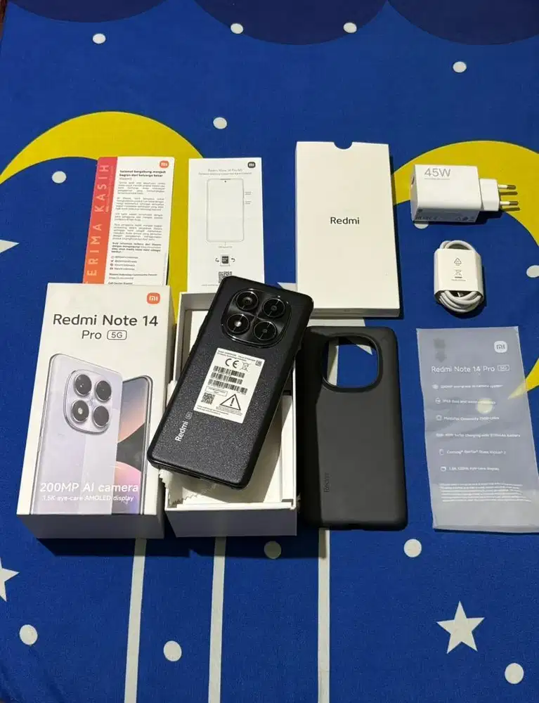 Redmi Note 14 Pro 5G 8/256GB Fullset Mulus No minus garansi on