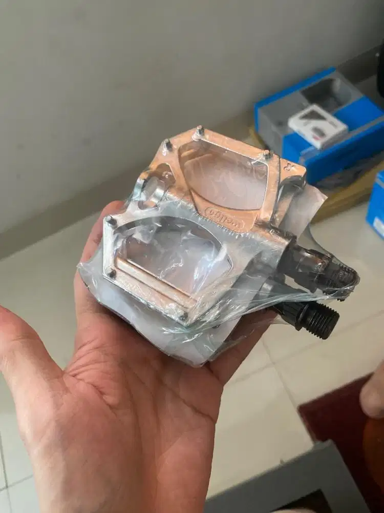 Pedal Sepeda Wellgo alumunium alloy silver