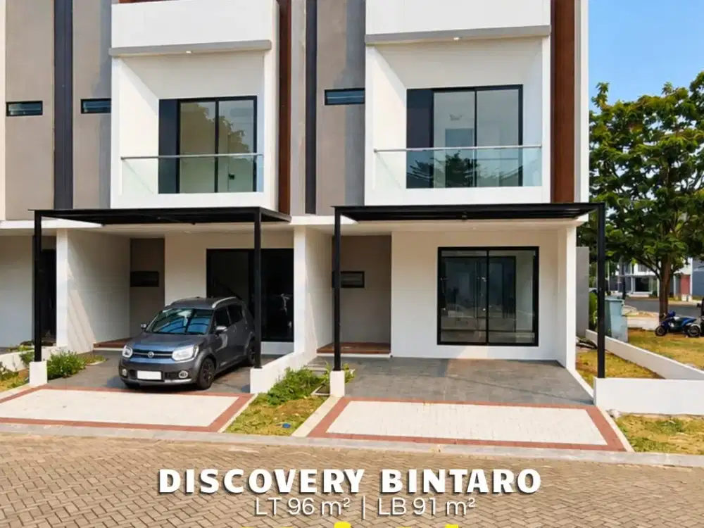 Diswakan Rumah Baru Hook  di Discovery Bintaro Jaya Sektor 9