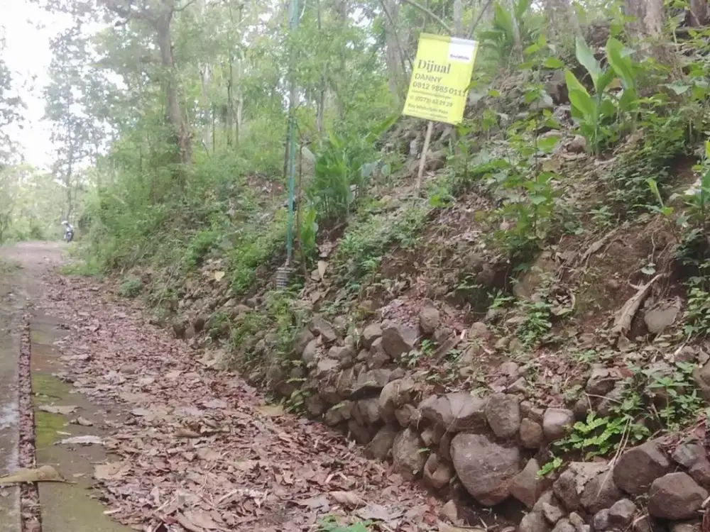 Tanah dijual di Kamal Bulu Sukoharjo SHM pekarangan