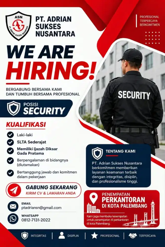 Lowonga kerja satpam