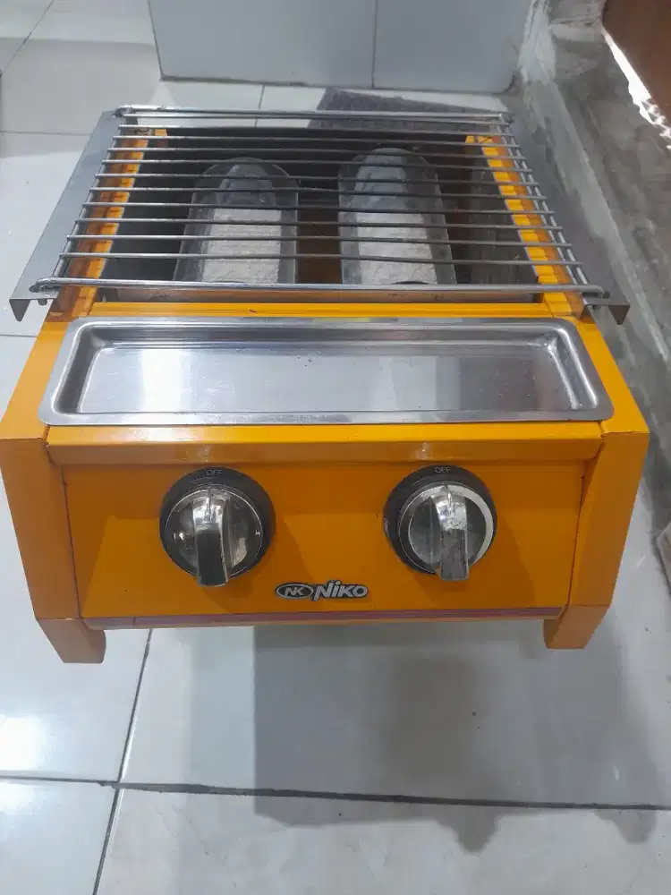 kompor/bakaran/ panggangan sosis ,barbeque dsb