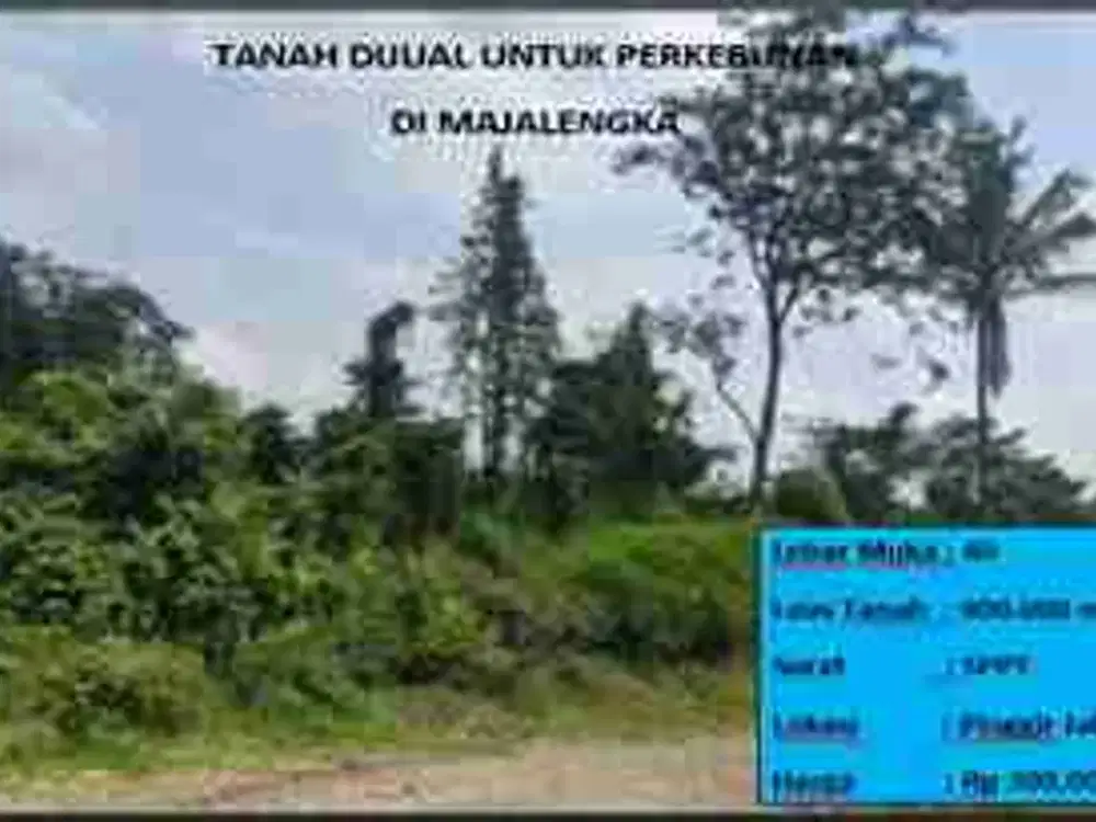 Tanah perkebunan Majalengka