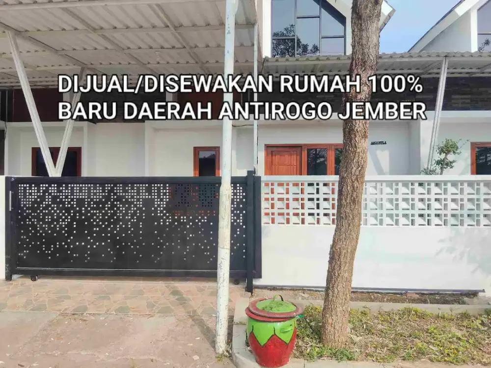 Dijual/Disewakan rumah 100% baru