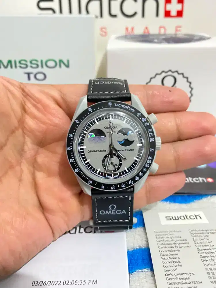 Omega X Swatch Moonswatch Mission To Earthphase
