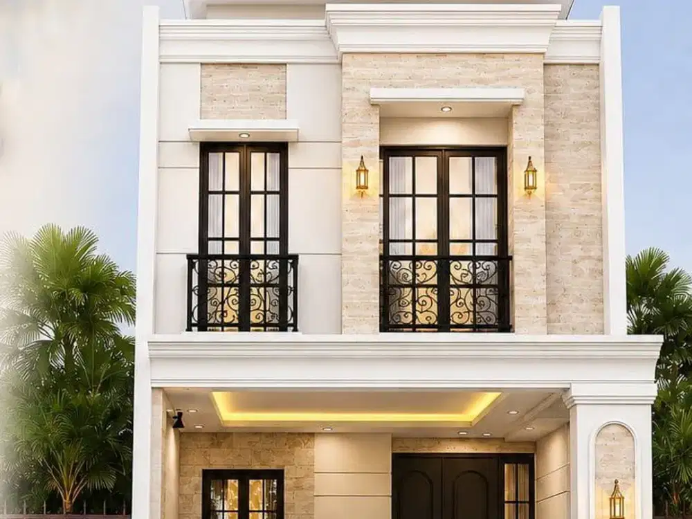 Rumah Baru 2 Lantai Masih Progress Row Jalan Lebar Tengah Kota Surabaya