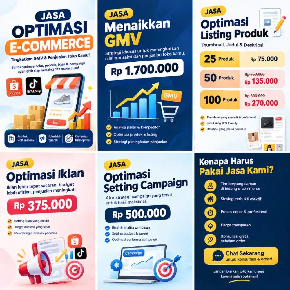 Jasa Optimasi Ecommerce
