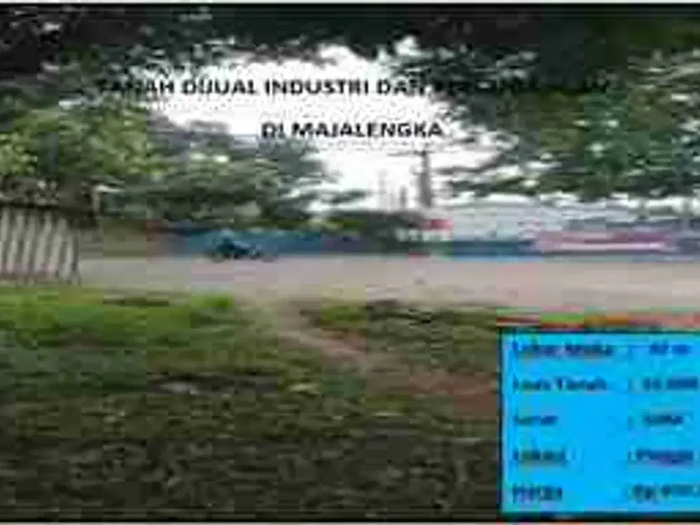 Tanah industri dan pergudangan Majalengka