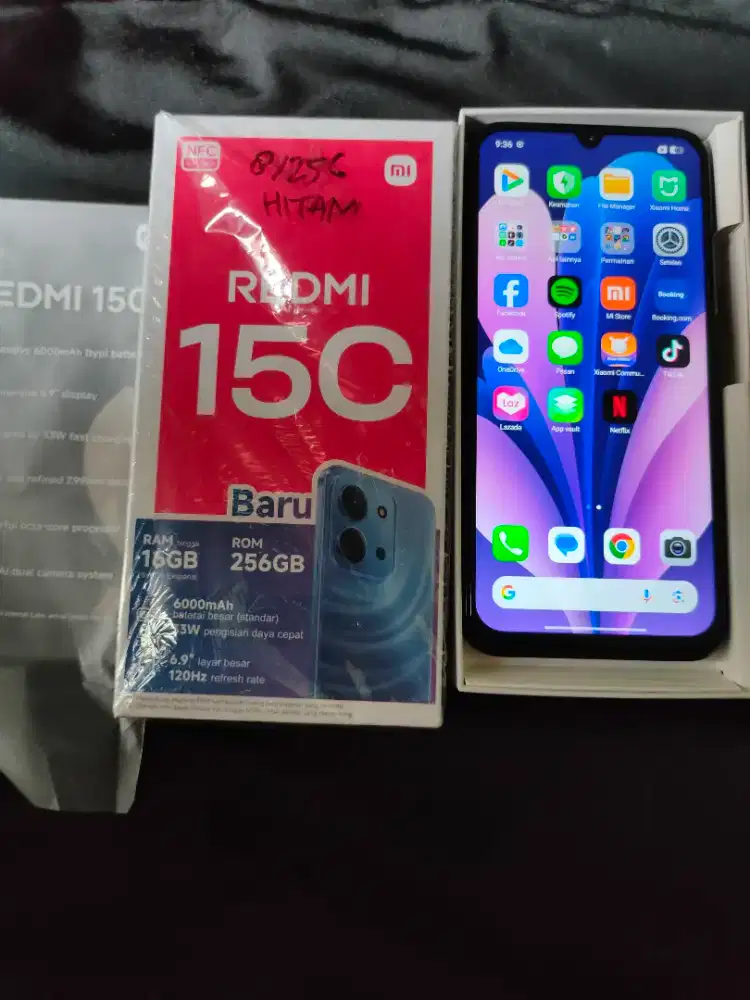 Redmi 15C ram 8/256 BH 100 cc baru 11 Baru 2Minggu Pakai Like New