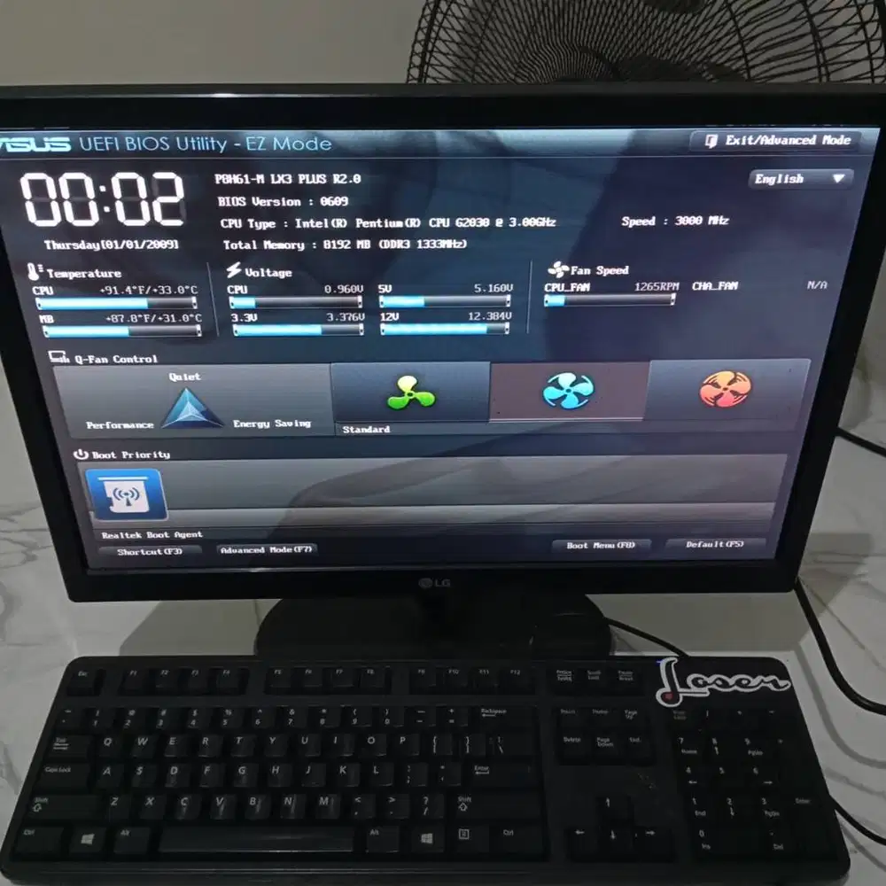 SET PC lengkap tinggal install windows dan pakai