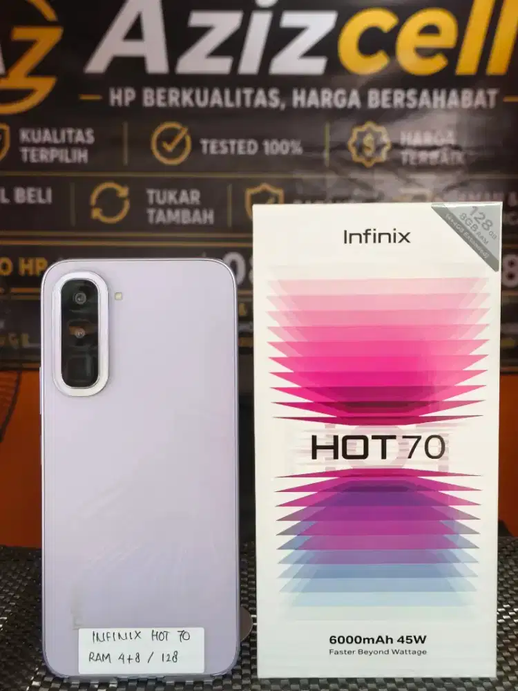 INFINIX HOT 70 RAM 4+8/128