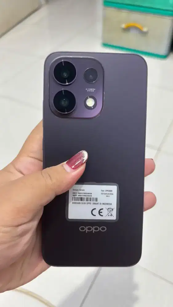 Oppo reno 16F 5G 8/256 fullset + nota pemakaian 2 minggu