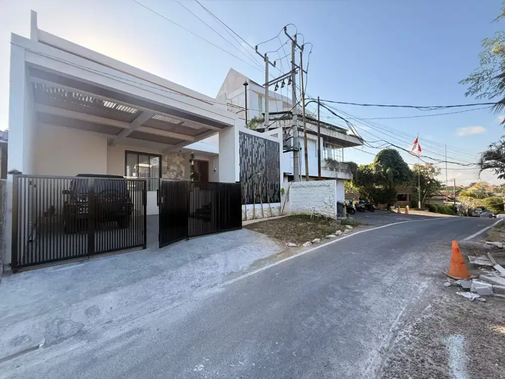 DIJUAL / FREEHOLD : Brand New Modern Villa 4 Bed, Full Ocean View, Ungasan, Badung, Bali