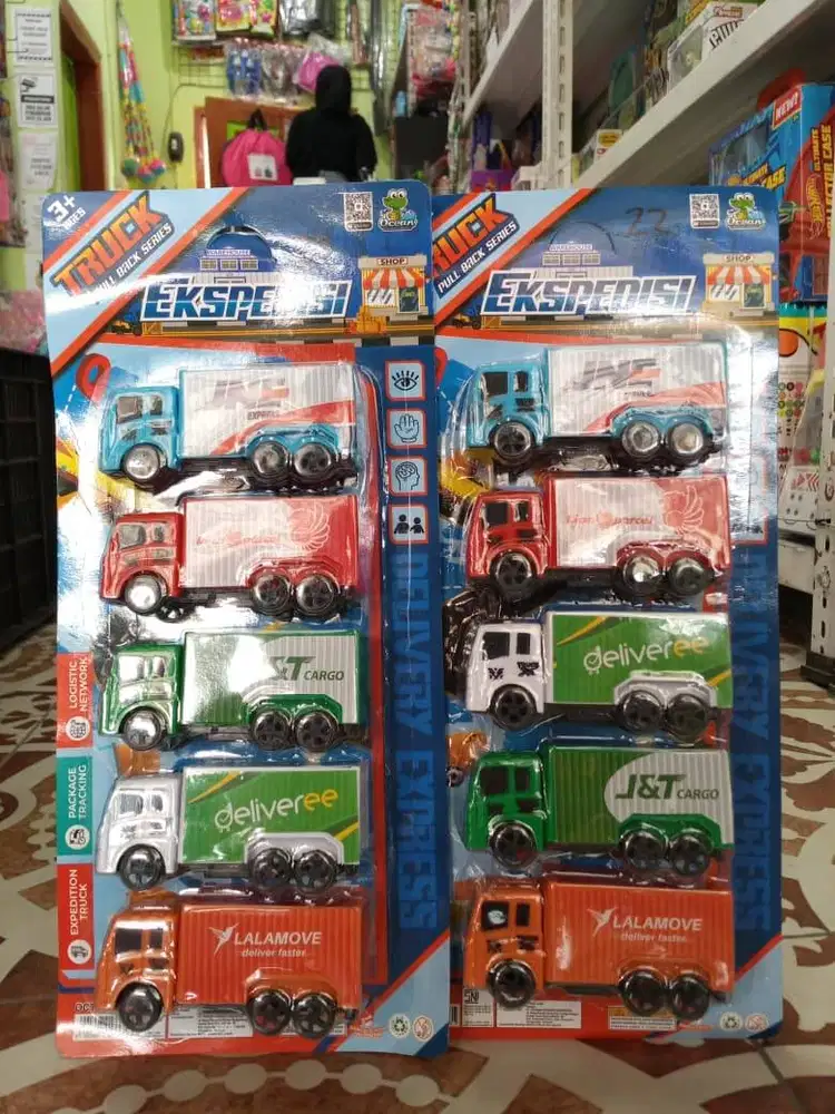 mainan anak truk ekspedisi isi 5