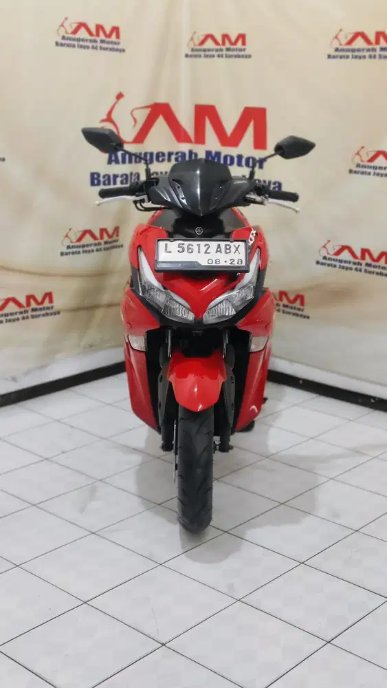 Km 4 Ribu Yamaha New Aerox 155 Tahun 2023 warna Merah Glossy
