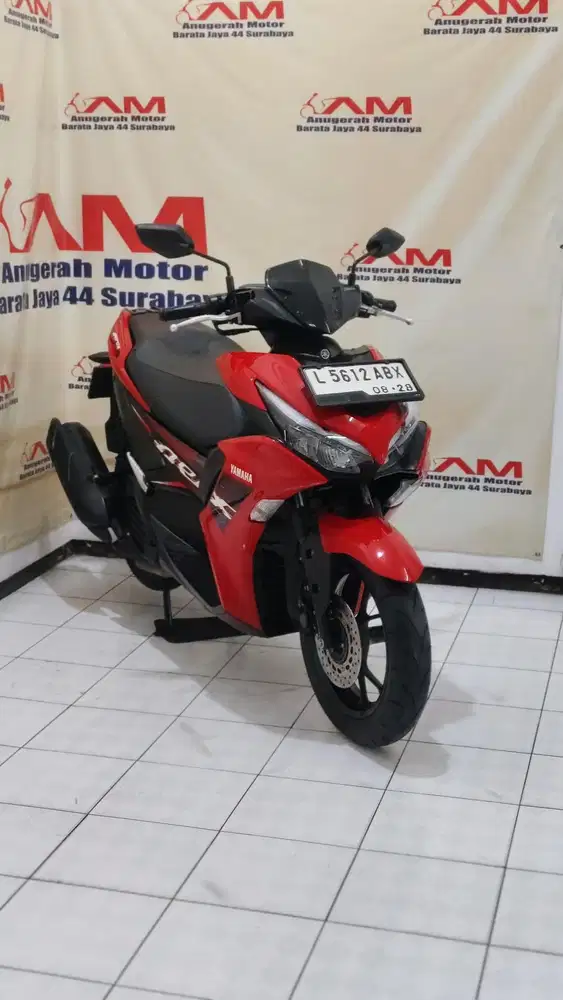 Ready Km 4 Ribu Yamaha New Aerox 155 Tahun 2023 warna Merah Glossy