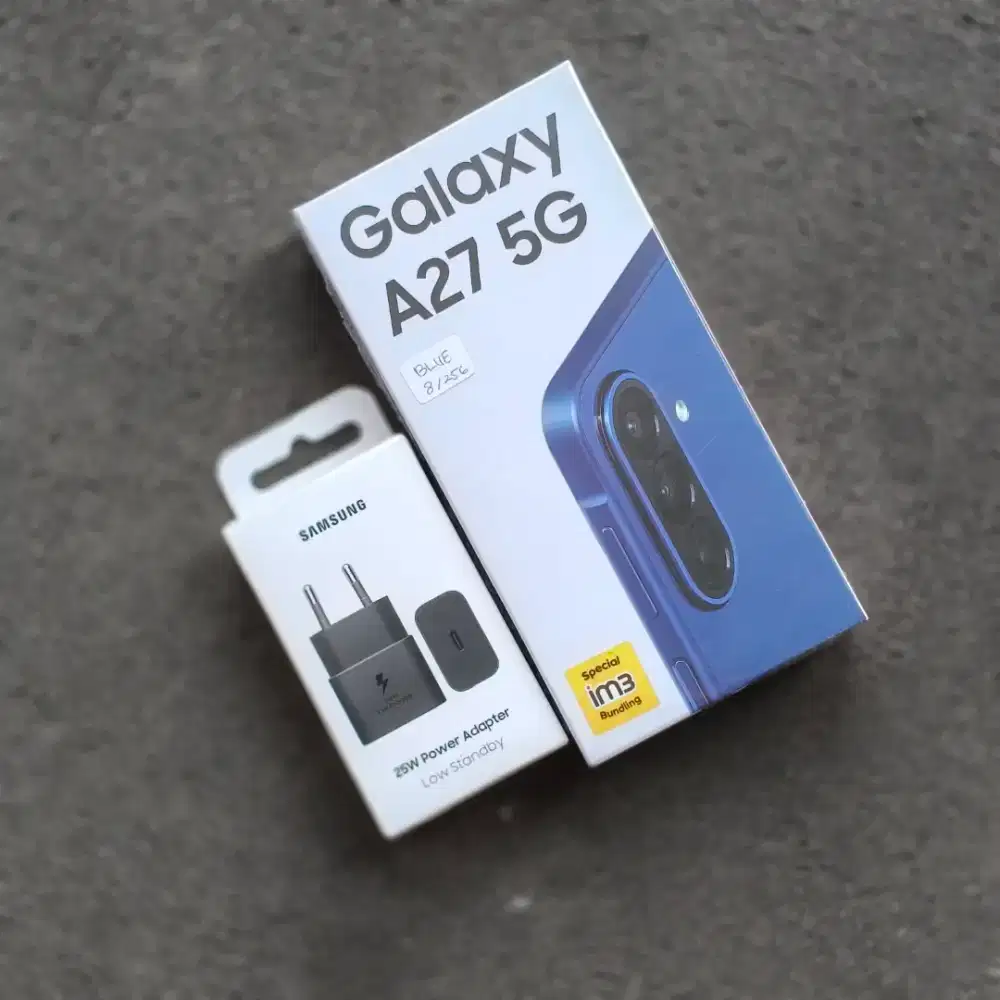 TERBAU SAMSUNG A27 5G FREE ADAPTOR + PELINDUNG LAYAR