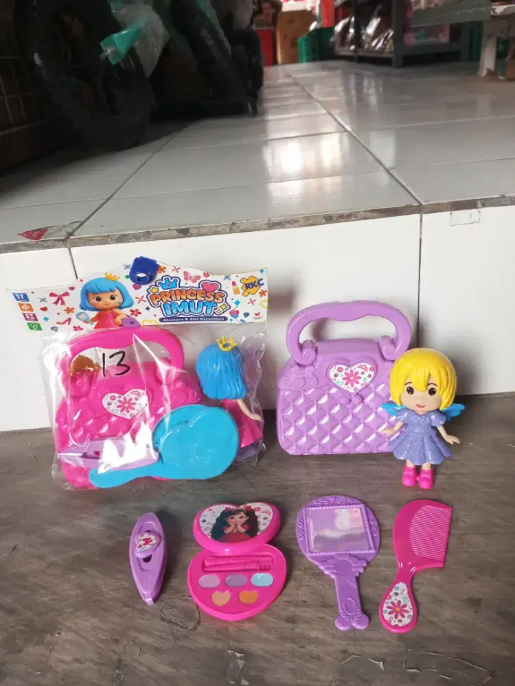 Mainan anak tas princes imut