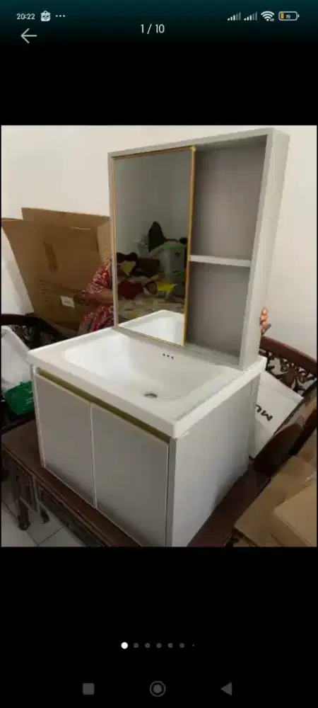 Barang In Box Tidak Jadi Pakai DBS BASIN CABiNET 1099-60 WHITE SHANDY