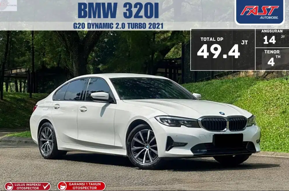 LOW KM.32RB GARANSI 1TH BMW G20 320i DYNAMIC 2.0 AT 2021 READY TO USE