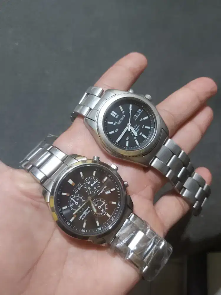 Jual 2unit borong SEIKOkninetic & CITIZEN Ecodrive