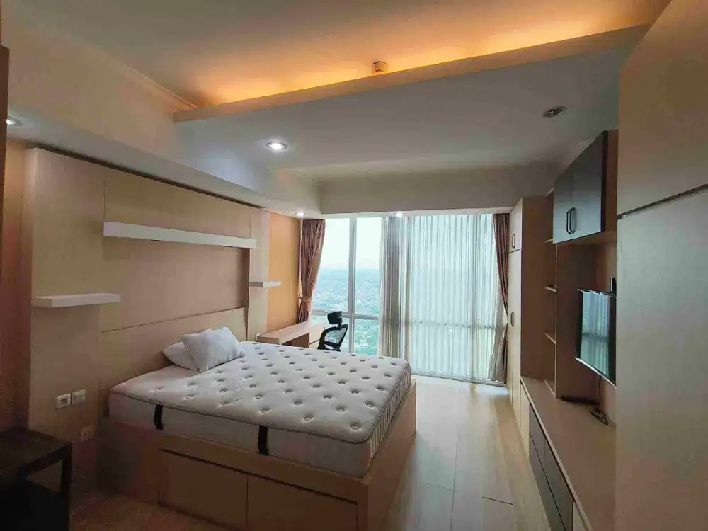 U Residence 1 apartment, furnish bagus, studio 35m2 dan dekat kampus UPH