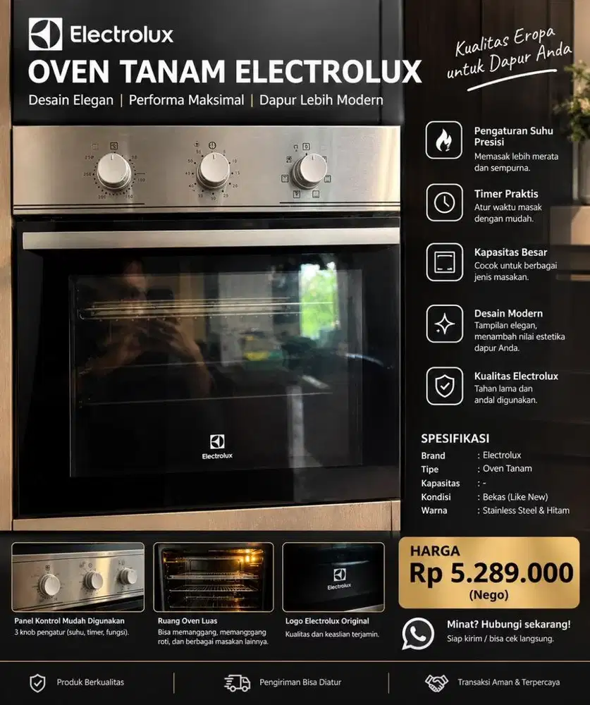 OVEN BESAR ISTIMEWA BERSIH DAN TERAWAT