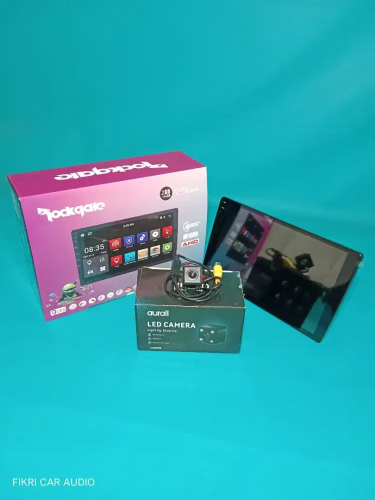 Head Unit Android ROCKGATE RGM-7510 QLED 9 2/64 & Camera Parkir