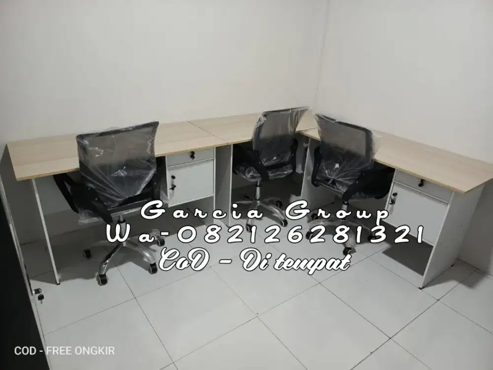 Meja Admin + kursi Hidrolik jaring