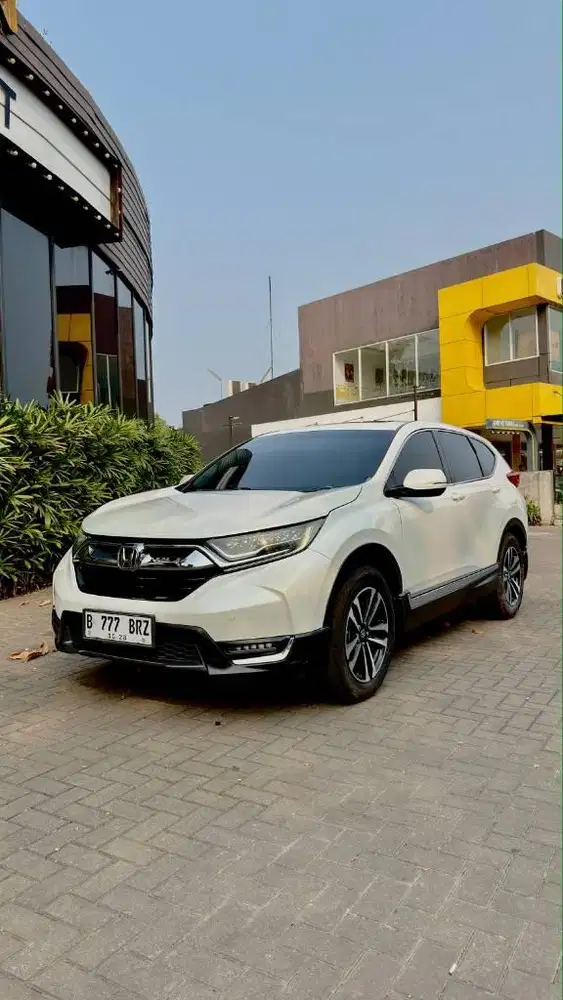 HONDA CRV 1.5 TURBO PRESTIGE CVT 2018 PUTIH PROMO MURAH DP MINIM