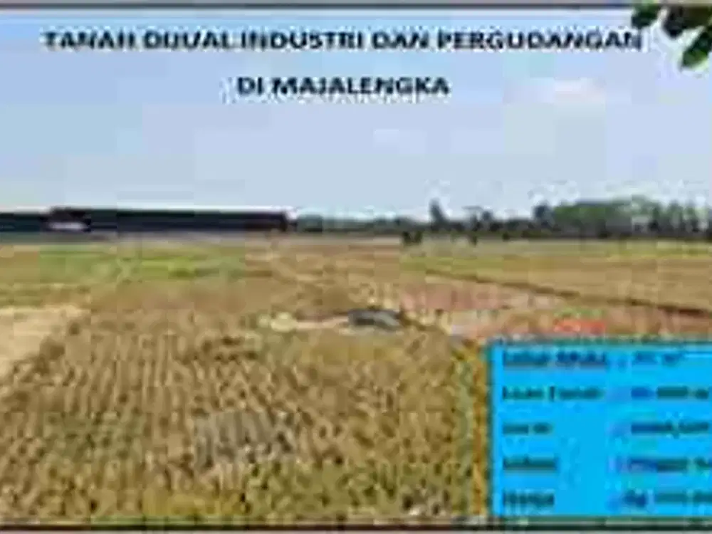 Tanah industri dan pergudangan Majalengka