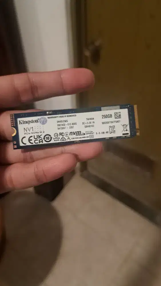 NVMe kingston 250 gb termurah di bali