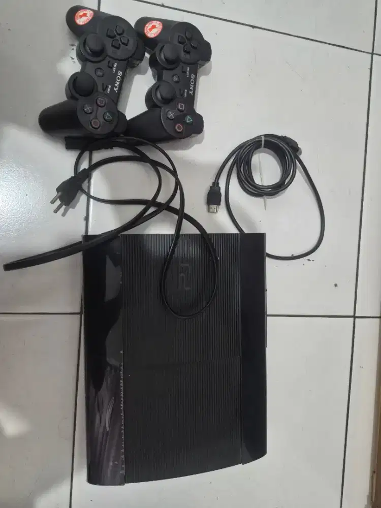JUAL PS3 SUPER SLIM 500GB FULL SET