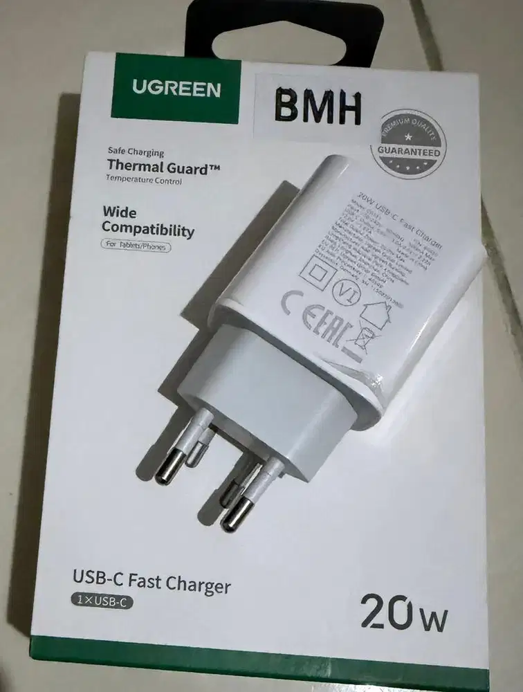 Batok Charger Atau Kepala Charger Merek Ugreen Asli Original