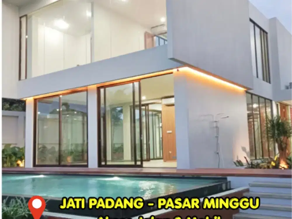 Dijual Rumah Mewah Jati Padang Modern Tropical Lokasi Strategis Akses 2 Mobil
