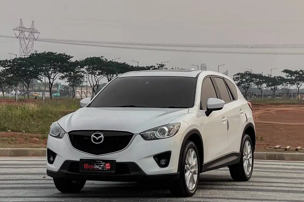 Mazda CX5 CX-5 GT 2.5 Skyactiv AT Matic 2013 Putih Metalik.