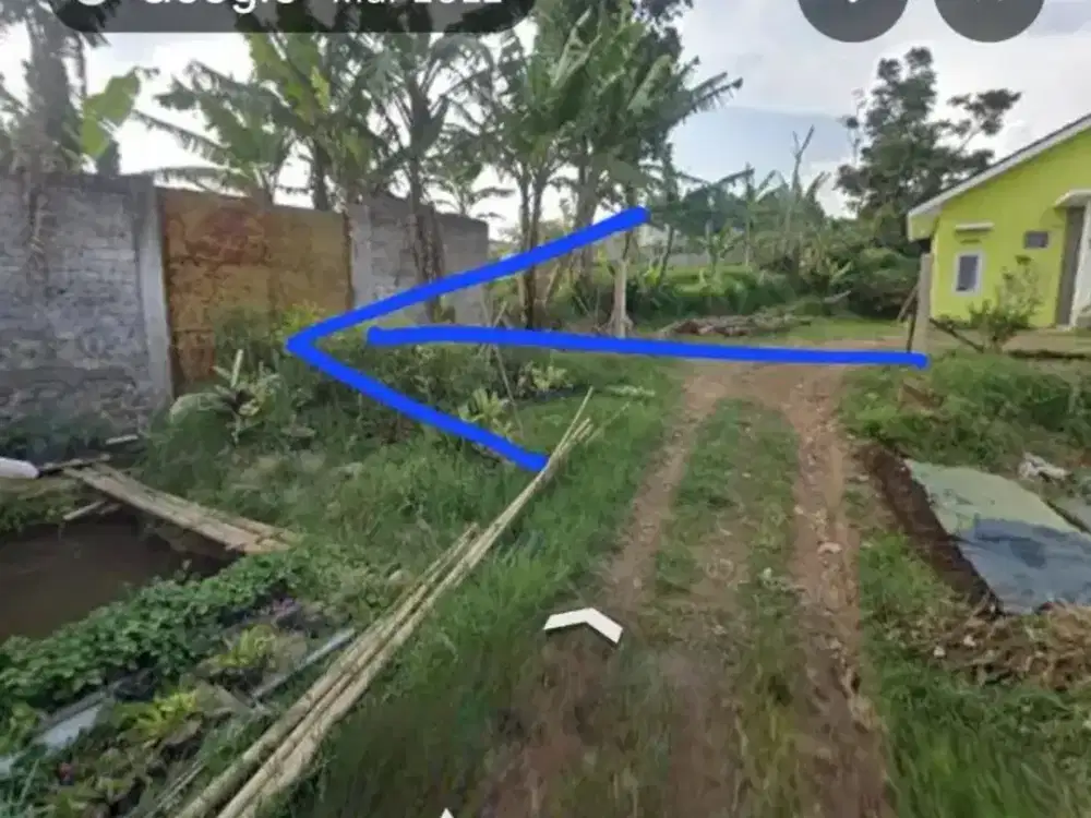 Tanah produktif cocok untuk kebun sayur atau perumahan. Lokasi nempel dengan perumahan cluster. Tanah sudah dikelilingi pagar batako tinggi dan sudah