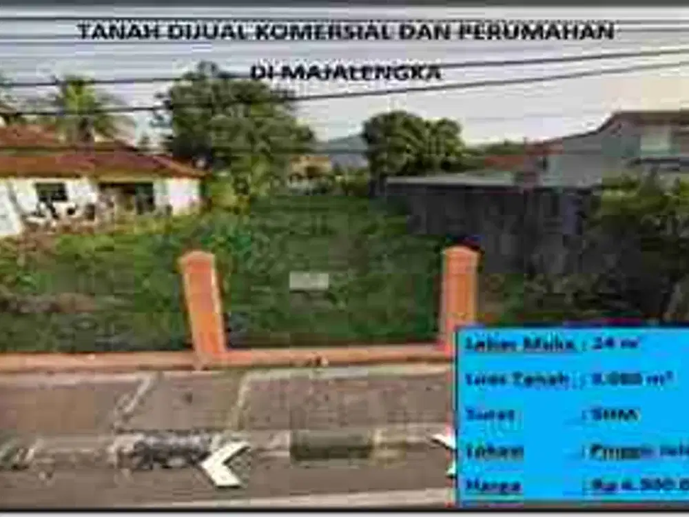 Tanah komersial dan pemukiman majalengka