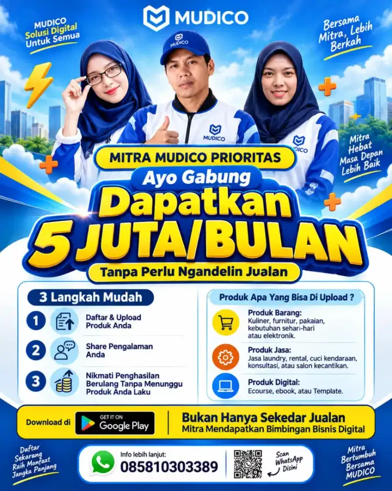 Mau punya penghasilan tambahan, ayo segera gabung Guys