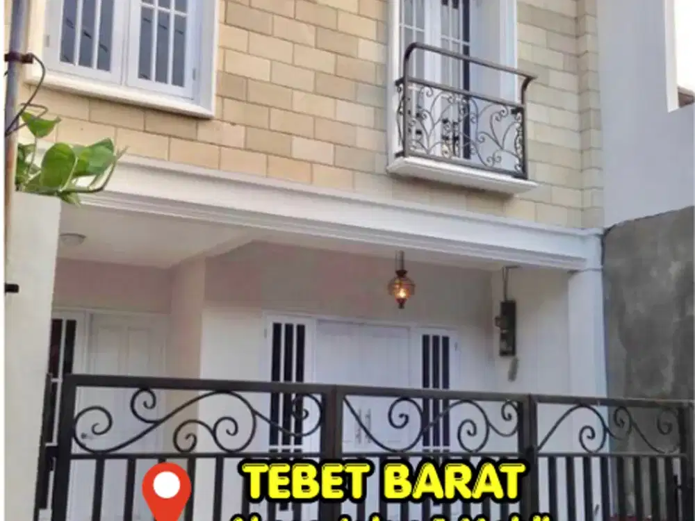 Dijual Cepat Rumah Tebet Barat 2 Lantai Bagus & Siap Huni Lokasi Strategis Jalan 1 Mobil