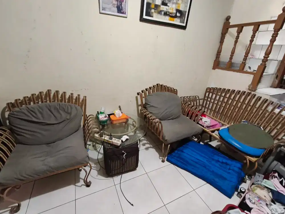 SET SOFA BESI UKIR VINTAGE