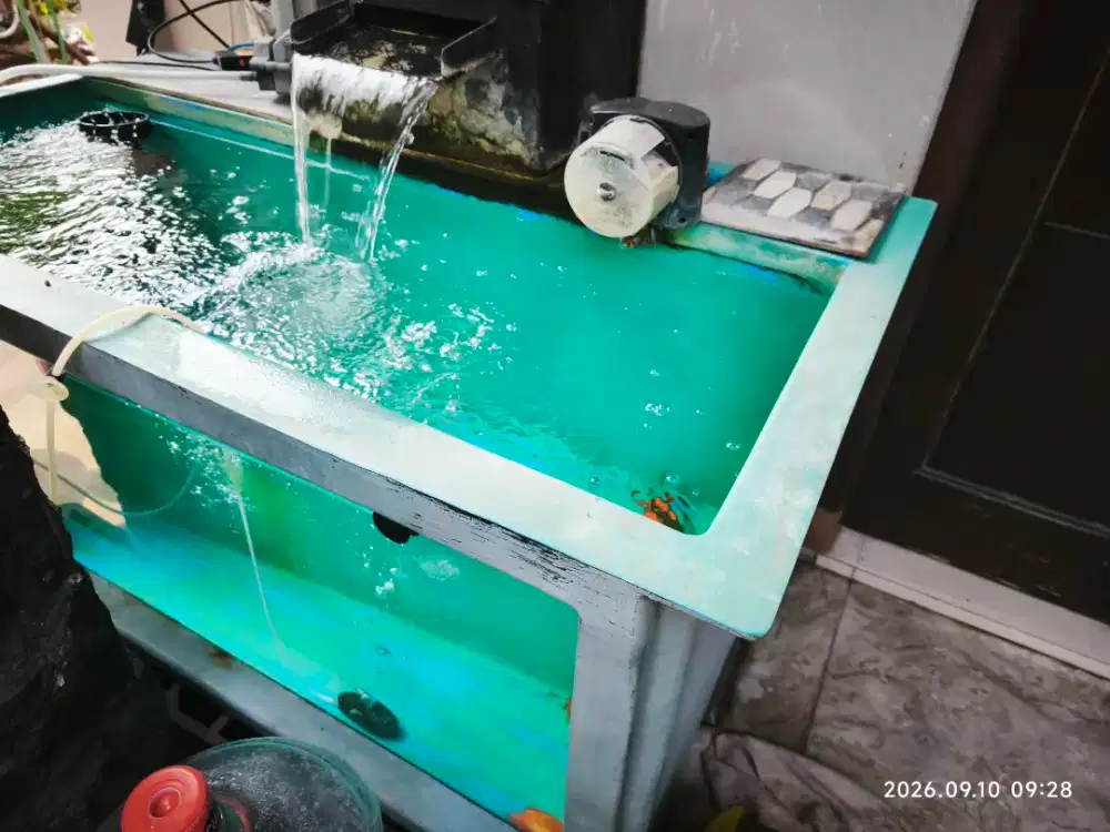 DIJUAL Kolam Ikan Fiber 140 x 70 x 70