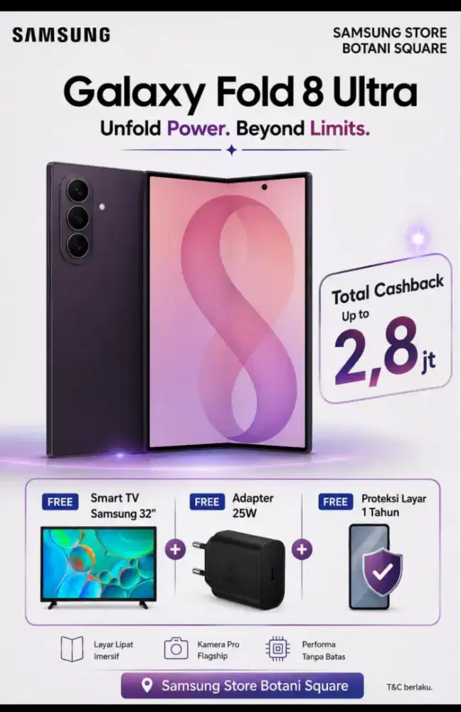 Cicilan Samsung Fold 8 Ultra