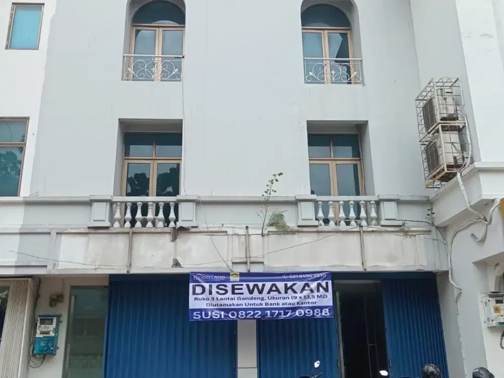 Disewakan Ruko Gandeng 3 Lantai Cocok untuk Kantor dan Bank Cibubur Times Square